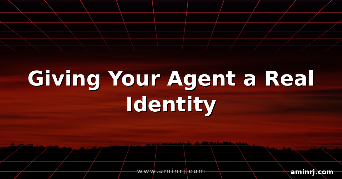 Workload identity and delegated identity as two layers, with the authorization gap left open between them