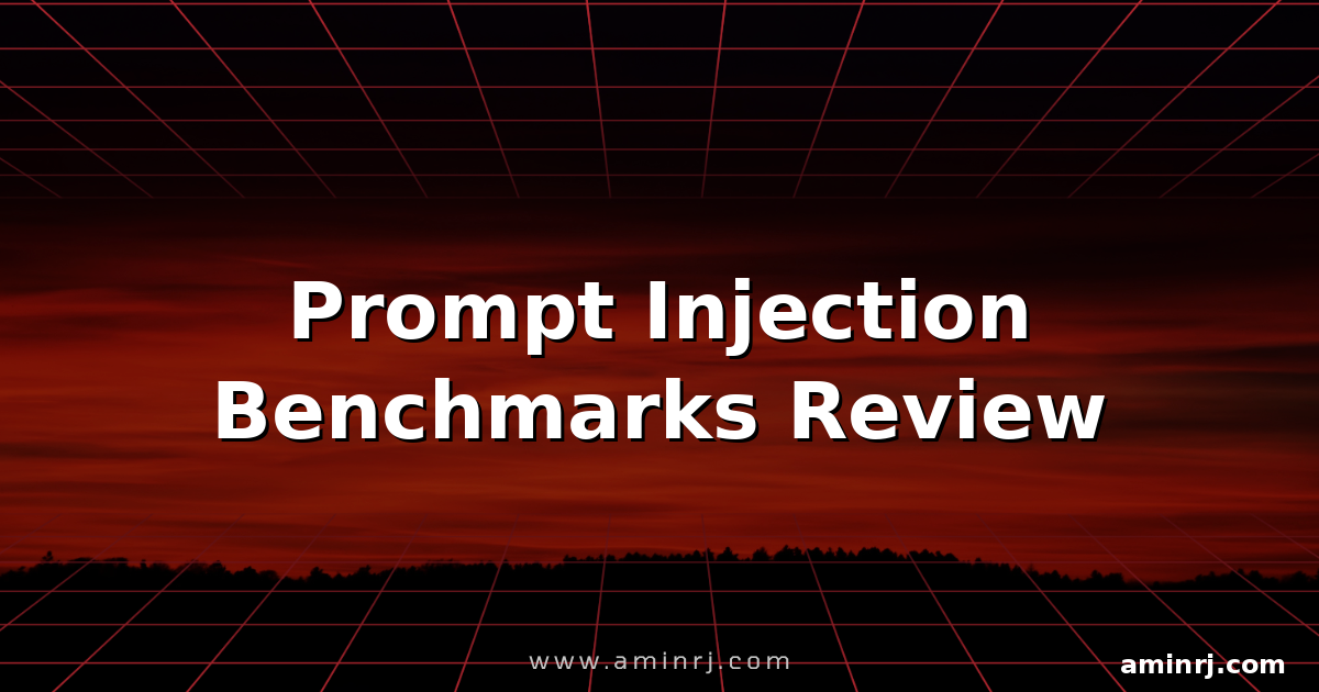 Bar chart comparing prompt injection attack success rates across benchmarks, showing undefended vs defended performance